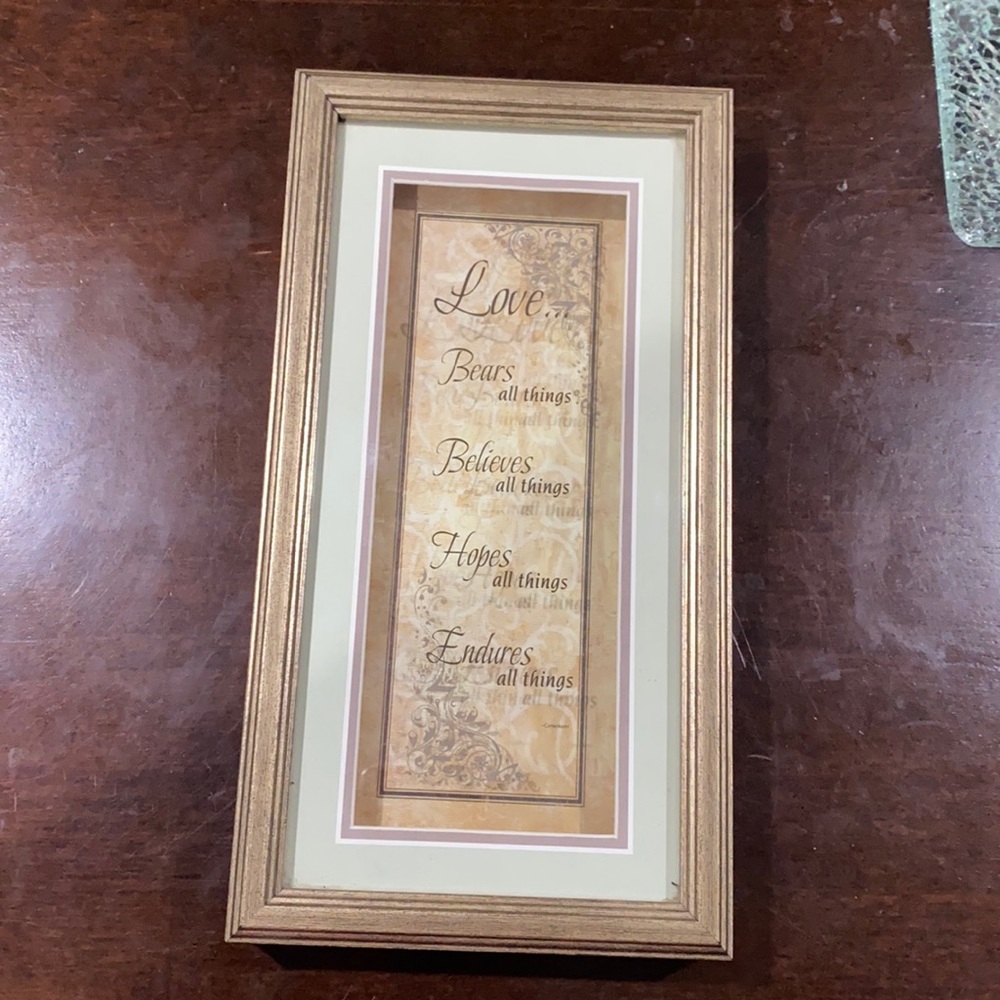 ✝️🌟 Shadow Glass Box with Bible Scripture 🌟✝️